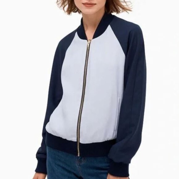 NWT Kate Spade Out West Wild Roses Reversible Bomber Jacket Size S - Picture 3 of 9